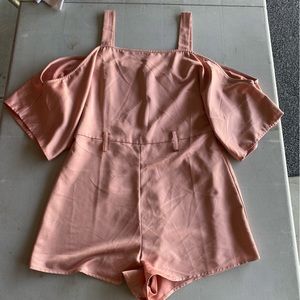 Rose gold romper